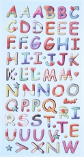 Sticker Buchstaben