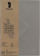 Cotton Papier Hllen Terra Muskat 3er Pak