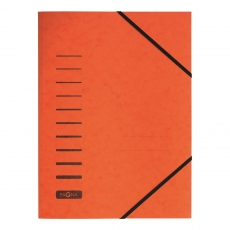 PAGNA Eckspanner, aus Karton, DIN A4, orange