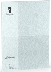 Coloretti-5er Pack Karten B6 hd-pl 225g/m, aquablau