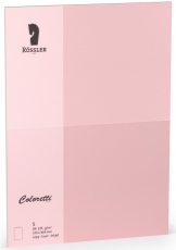 Coloretti-5er Pack Karten B6 hd-pl 225g/m, rosa
