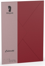 Coloretti-5er Pack Briefumschlge C5, Rosso