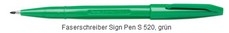 Feinschreiber Sign Pen S520, 2 mm, grn