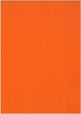3D-Bastelwellpappe orange