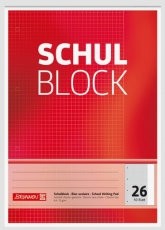 Schulblock A4 Lin.26