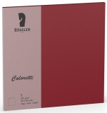 Coloretti-5er Pack Karten 157 x 157, rosso