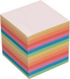 Notizzettel, farbig sortiert 9,x9,cm