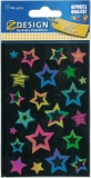 Sticker Sterne Neon