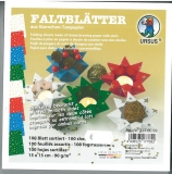 Faltbltter,150 x 150 mm X-Mas