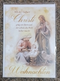 Weihnachtskarte Geburt Christi