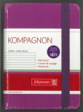 Notizbuch 9,5 x 12,8 liniert purple