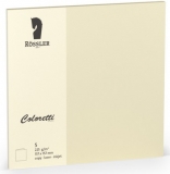 Coloretti-5er Pack Karten 157 x 157, creme
