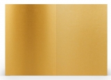 Karten B6 hd-pl, goldfarbig
