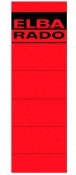 ELBA Ordner-Rckenschild - kurz/schmal, rot