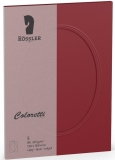 Coloretti-5er Pack PP-Karte B6 oval, Rosso