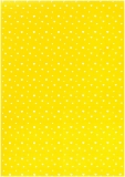 Bastelbogen A4 weie Punkte auf gelb