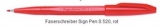 Feinschreiber Sign Pen S520, 2 mm, rot, dokumentenecht