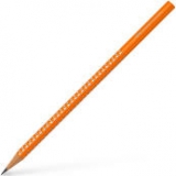 Bleistift CASTELL GRIP SPARKLE, B, orange