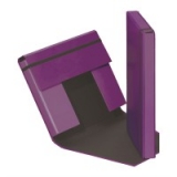 Heftbox m. Gummizug violett